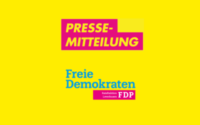 18.04.2024: FDP-Fraktion sieht die Einschränkungen bei der Nutzung städtischer Liegenschaften durch Parteien sehr kritisch