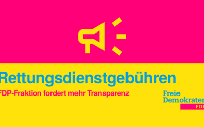 13.08.2025 PM Rettungsdienstgebühren: FDP-Fraktion fordert mehr Transparenz