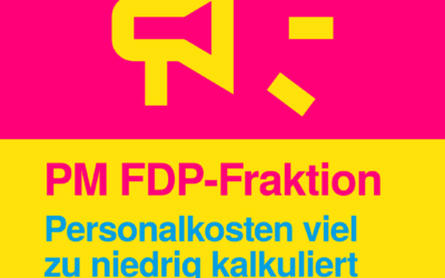 21.09.2025 PM FDP-Ratsfraktion Leverkusen: Personalkosten viel zu niedrig kalkuliert – Verwaltung verliert Glaubwürdigkeit